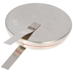 Lithium battery CR2450 with soldering lugs in a U-shape