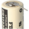 Sanyo lithium battery CR17335 SE Size 2 / 3A, with soldering pad