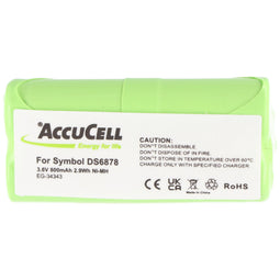 Replica battery suitable for the Symbol DS6878 NiMH 3.6 volt battery