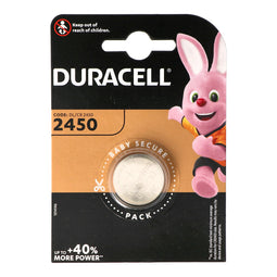 Duracell DL2450 lithium battery IEC CR2450, 3 volt 486mAh