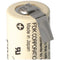 Sanyo lithium battery CR17335 SE Size 2 / 3A with soldering lug U-shape
