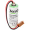 Lithium battery CR17450E-R Size A, with cable and plug, Fanuc A98L-0031-0012 battery, note plug, com