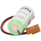 Lithium battery CR17450E-R Size A, with cable and plug, Fanuc A98L-0031-0012 battery, note plug, com