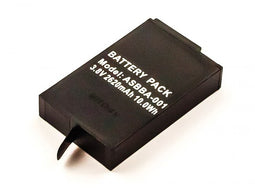Battery suitable for GoPro Fusion, Li-Polymer, 3.7V, 2700mAh, 10.0Wh