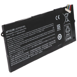 Battery suitable for ACER Chromebook 11 C720, C740, Li-Polymer, 11.4V, 3920mAh, 44.7Wh