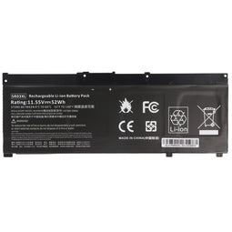 Battery suitable for HP Pavilion 15-CX, Li-Polymer, 11.55V, 4550mAh, 53Wh