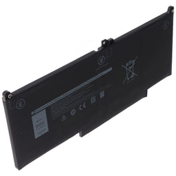 Battery suitable for Dell Latitude 7300, 7400, Li-Polymer, 7.6V, 7900mAh, 60Wh