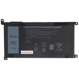 Battery suitable for Dell ChromeBook 3180, Li-Polymer, 11.4V, 3684mAh, 42Wh