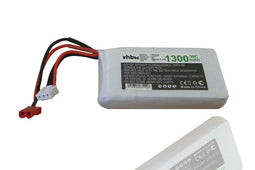 Li-polymer battery - 1300mAh (7.4V) - for model making