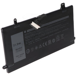 Battery suitable for Dell Latitude 5285, Li-ion, 11.4V, 2760mAh, 31.5Wh