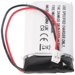 Li-polymer battery - 500mAh (3.7V) - for wireless headset, headphones such as Midland 1ICP8 / 18/40