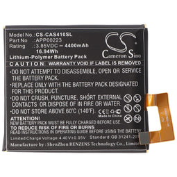 Li-polymer battery - 4400mAh (3.85V) for mobile phone, smartphone, telephone such as Cat APP00223
