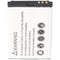 Li-Ion battery - 800mAh (3.7V) for mobile phone, smartphone, phone replaces Li3707T42P3h553447, Li37