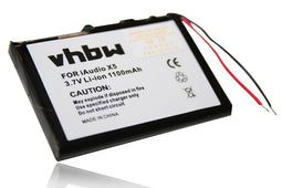Li-polymer battery - 1100mAh (3.7V) - for MP3 players, music players