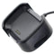 Charger suitable for the Fitbit Versa black with USB cable 1 meter, charging cable for Fitbit Versa