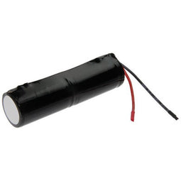 Emergency lighting battery L1x2 Saft VNT D with cable 10cm with open wire 2.4V, 4000mAh