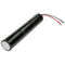 Emergency lighting battery L1x3 Saft VNT D with cable 10cm with open wire 3.6V, 4000mAh
