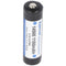 Keeppower battery 14500 with 3.7 V voltage and 1100 mAh capacity, Li-Ion battery PCB protected P1450