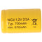 Sanyo KR-600AE 1.2V, 600mAh NiCd battery 2 / 3A 29x17mm