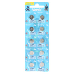 Alkaline speciaalbatterij Vinnic G7 / AG7 / LR57 / LR927 blister van 10 stuks