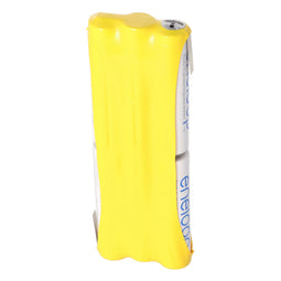 Panasonic eneloop standard 7.2 volt battery pack AA 2000mAh F3x2 6/BK-3MCCE with soldering tag