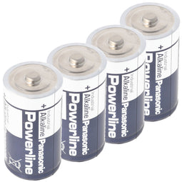Panasonic Powerline LR14 C baby battery 4-pack, can be stored for up to 7 years