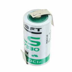 Saft Lithium LS17330 3.6 volt 2.1 Ah with Z-soldering tag