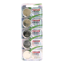 Maxell CR2025 lithium battery IEC CR2025, set of 5