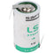 SAFT LS33600 lithium battery 3.6V Primary with Z-shaped soldering tag