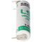 Saft LS14500 AA lithium battery 3.6 volts with print connection, LS14500 LiSOCl2 2600mAh 1er Print -