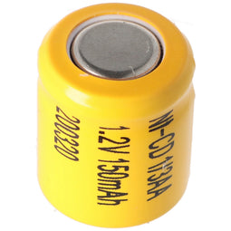 Battery suitable for Sanyo N-110AA battery NiCd 1/3 AA Mignon without soldering tag 150mAh