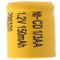 Battery suitable for Sanyo N-110AA battery NiCd 1/3 AA Mignon without soldering tag 150mAh