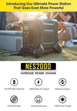 Nitecore NES2000 Power Station portable independent power supply
