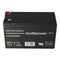 Battery suitable for alarm system Abus Terxon SX AZ4000 7.2-12 PB 12 Volt 7.2Ah VDS approval