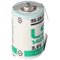 SAFT LS14250CNR lithium battery, size 1/2 AA, soldering tabs U-shaped