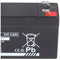 PBQ lead-acid battery 2.6-12V, 12 V 2.6Ah, dimensions 178x34x61mm