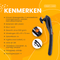 Cresta Care – SMC100 Knock Massage Stick – Rechargeable – Different Massage Types – 4 Massage Heads