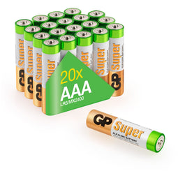 AAA micro battery GP Alkaline Super 1.5V 20 pieces