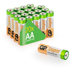 AA Mignon battery GP Alkaline Super 1.5V 20 pieces