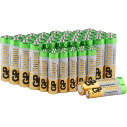 AAA micro battery GP Alkaline Super 1.5V 12 pieces, AA Mignon battery GP Alkaline Super 1.5V 32 piec