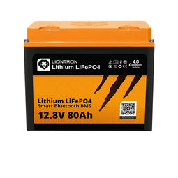 LIONTRON LiFePO4 battery Smart BMS 12.8V, 80Ah - full replacement for 12 volt lead batteries