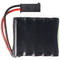 Battery suitable for the roma 4511670 battery pack NiMH 12V 800mAh F2x5 with cable and plug