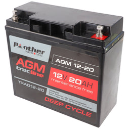 Panther tracline AGM Deep Cycle 12V 20Ah lead battery AGM lead gel battery
