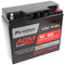 Panther tracline AGM Deep Cycle 12V 20Ah lead battery AGM lead gel battery