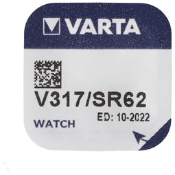 317, Varta V317, SR62, SR516SW button cell for watches etc.