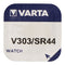 303, Varta V303, SR44, SR44SW button cell for watches etc.