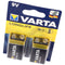 Varta Battery Alkaline E-Block 6LP3146 9V Longlife Power Retail Blister (2-Pack)