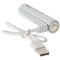 Li-Ion 18650 battery with micro USB charging socket 3.7 volts 3200 mAh, with USB charging port
