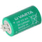 Varta CR1 / 2AA lithium battery 6127 with single print solder tab