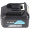 Battery suitable for Makita BL1041B, Li-ion, 12V max. (10.8V), 4000mAh, 43.2Wh, black